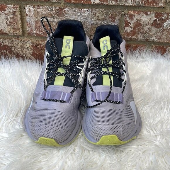 On Running Cloudnova WOMEN'S Lace-up Sneakers Trainers Purple/Pearl Zest Sz. 7.5 - Picture 5 of 10